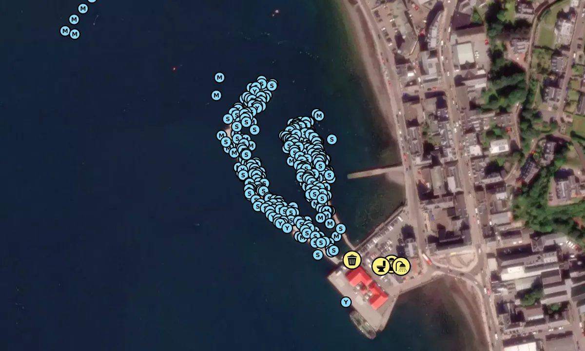 Satelite image of Oban Transit Marina