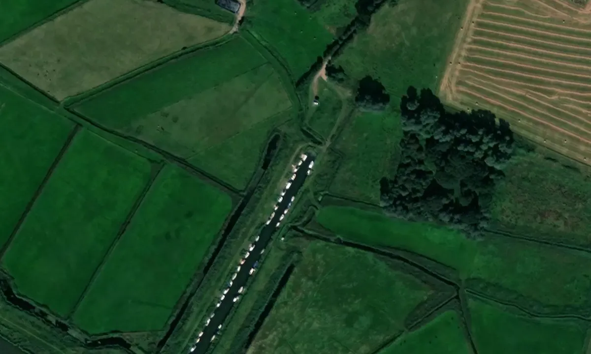 Satelite image of Oby Dike