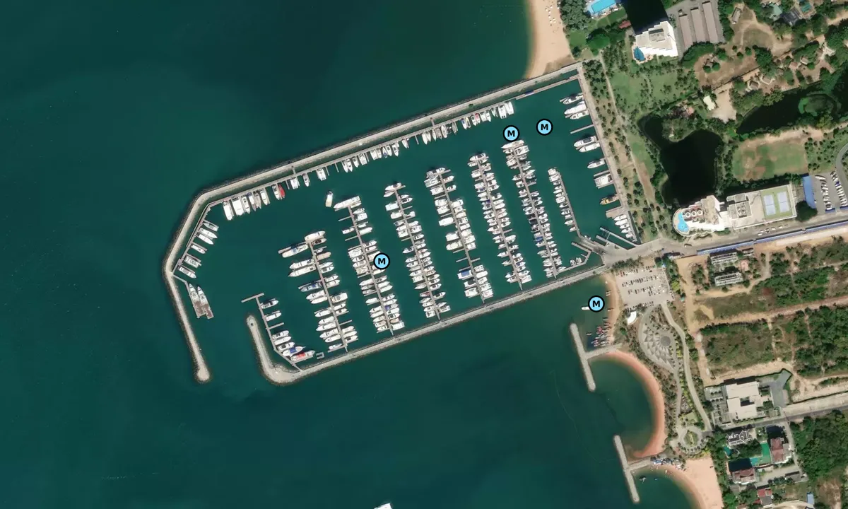 Satelite image of Ocean Marina