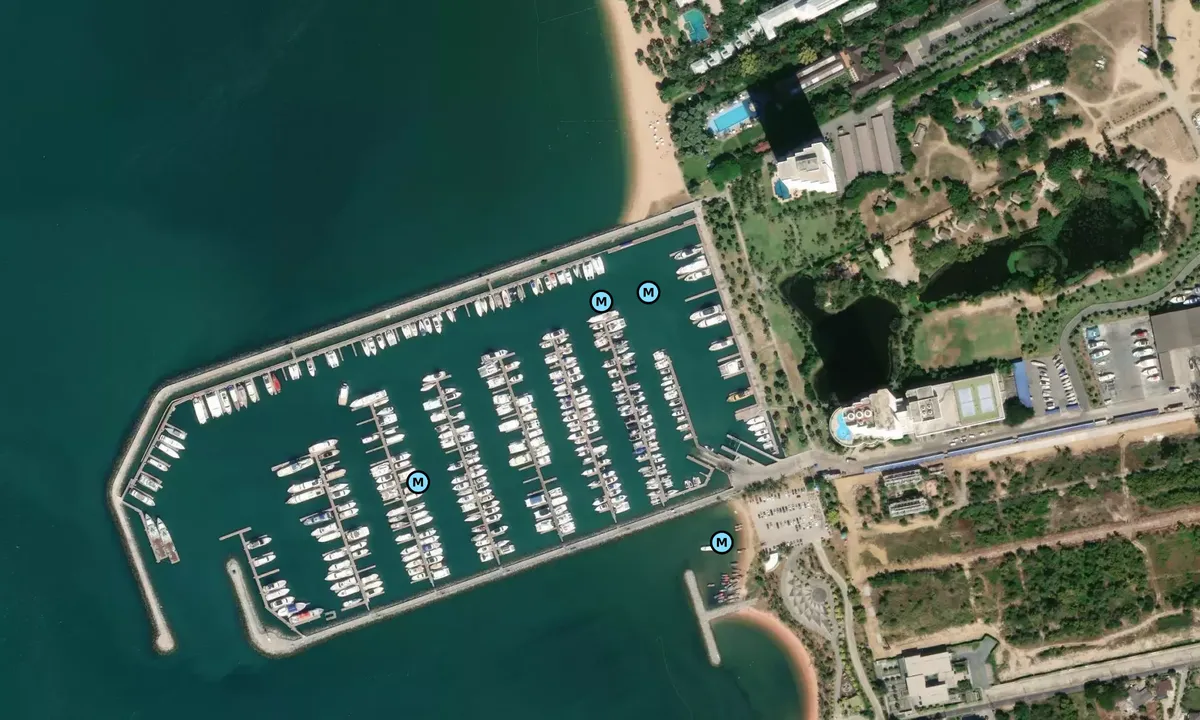 Satelite image of Ocean Marina - Na Chom Thian