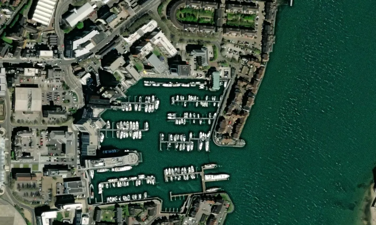 Flyfoto av Ocean Village Marina