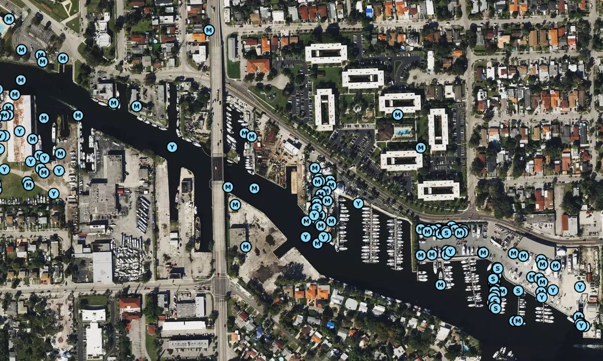 Satelite image of Oceanika Marine Yard
