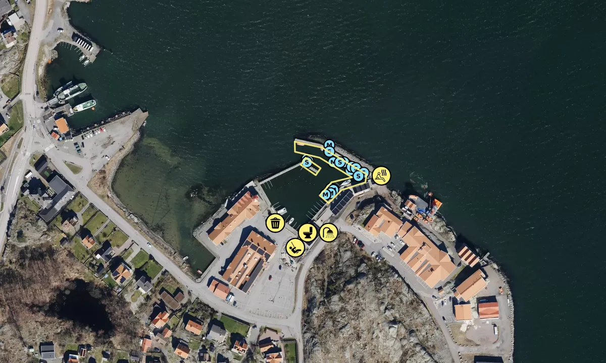 Satelite image of Öckerö - Nimbushamnen