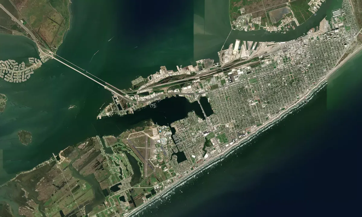 Flyfoto av Offatts Bayou