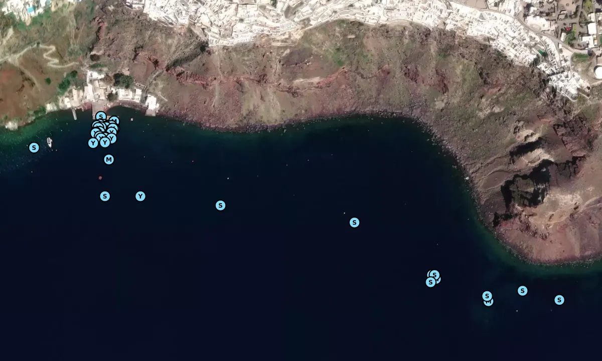 Satelite image of Oia