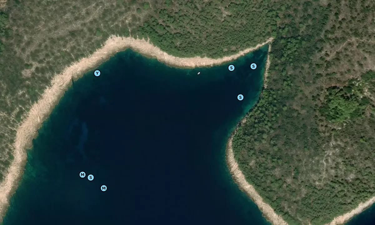 Satelite image of Okorija Uvala - West
