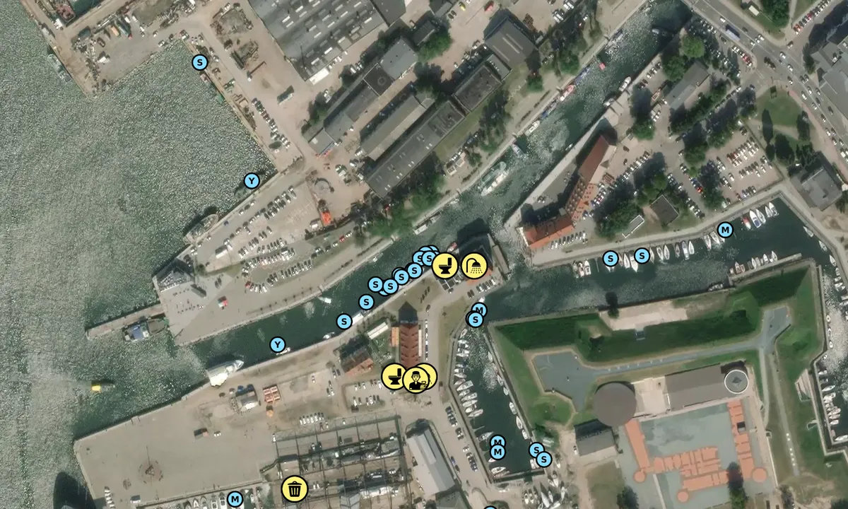 Satelite image of Old Castle Harbour Marina