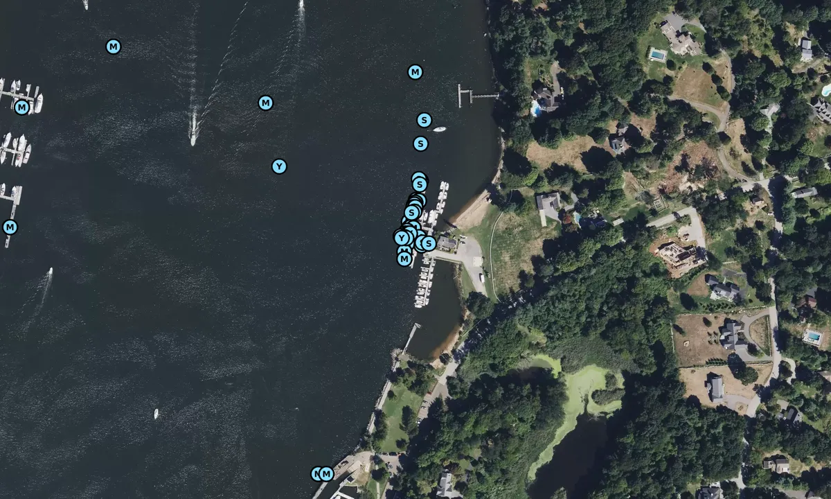 Satelite image of Old Lyme Dock Company