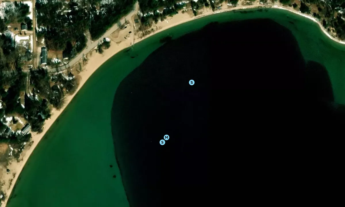 Satelite image of Old Mission Harbor