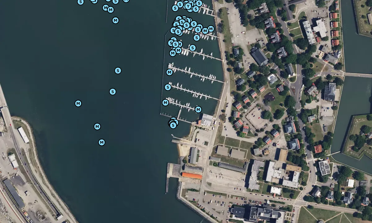 Satelite image of Old Point Comfort Marina - Hampton