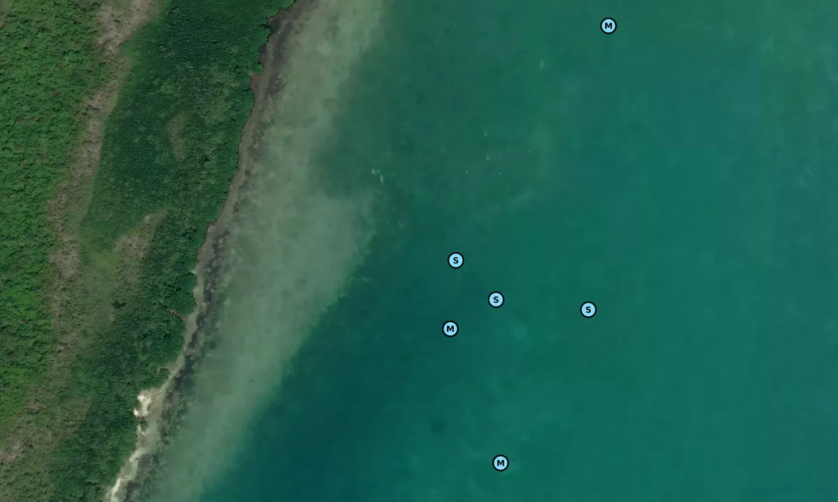 Satelite image of Old Rhodes Key Alternate Anchorage