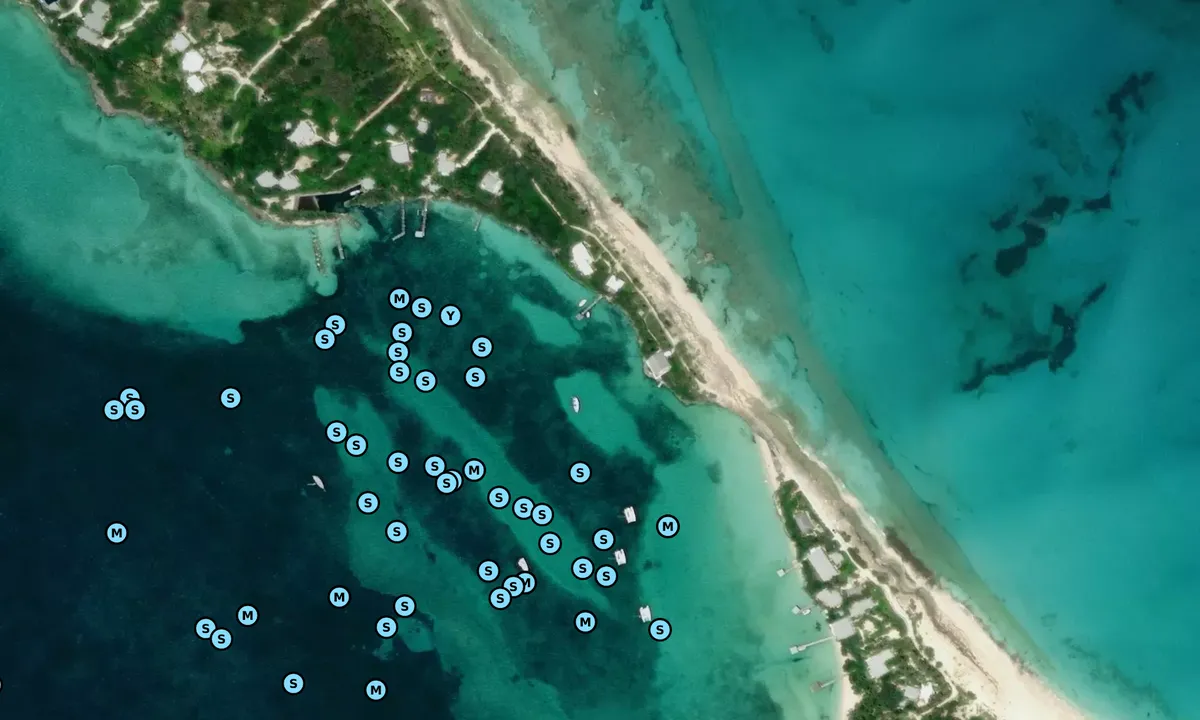 Satelite image of Old Scopleys Rock