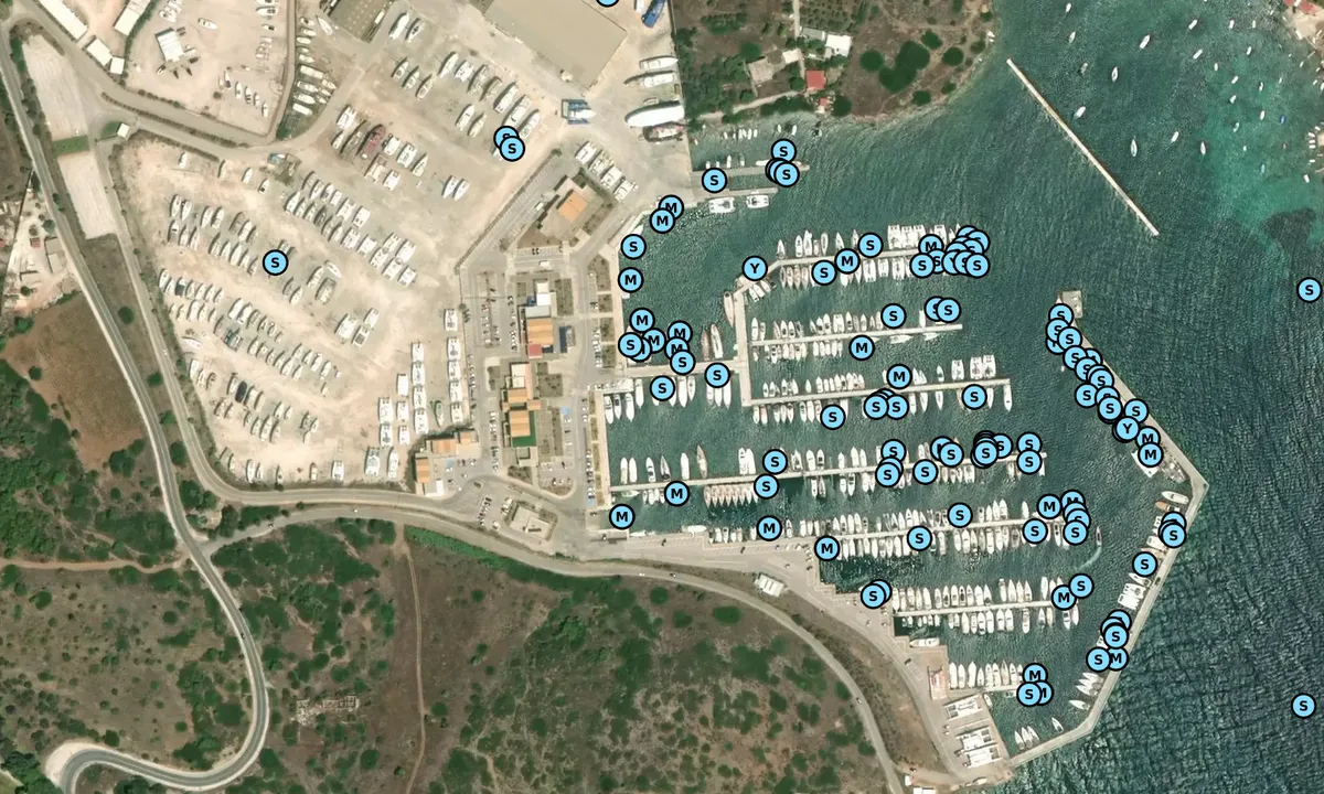 Satelite image of Olympic Marine Marina