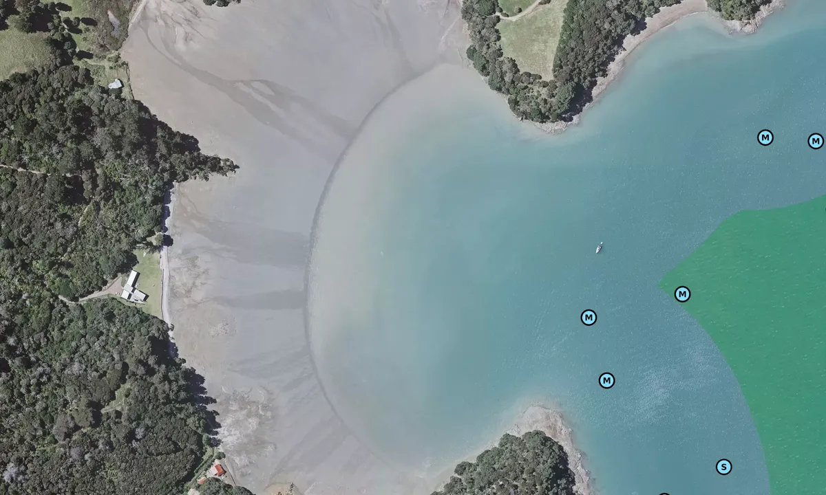 Satelite image of Omaru Bay
