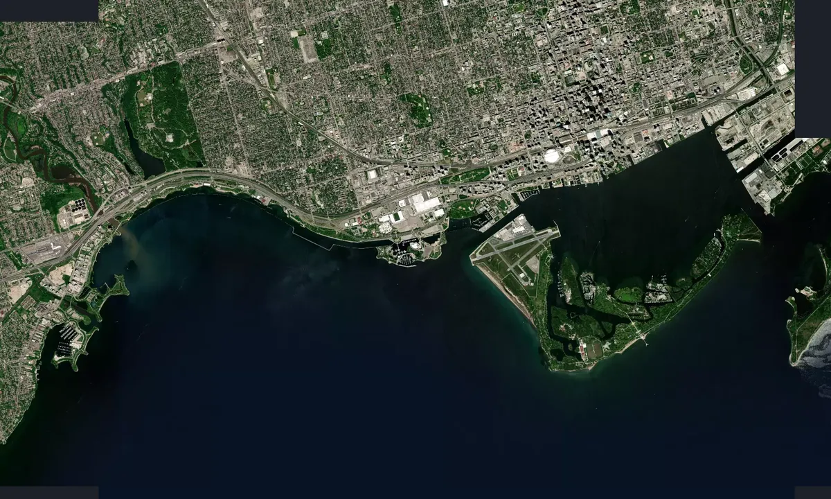 Flyfoto av Ontario Place Marina - Toronto