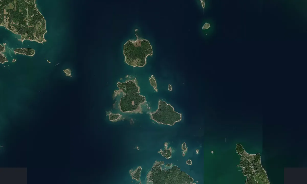 Flyfoto av Opchee Island