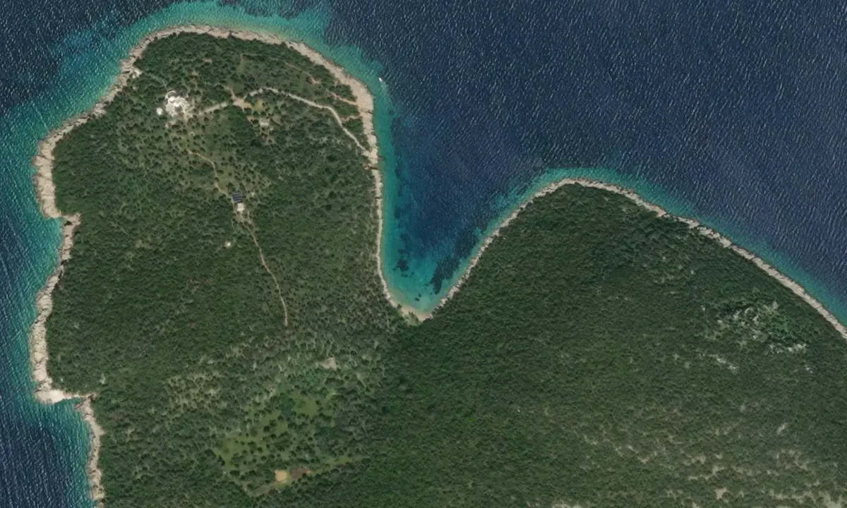 Flyfoto av Orak Island North