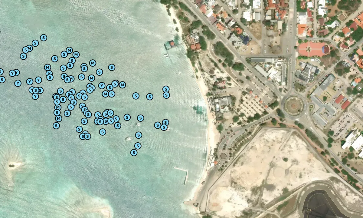 Satelite image of Oranjestad