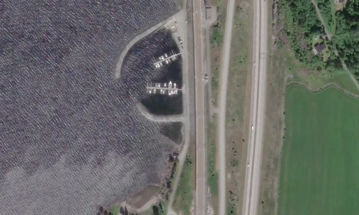 Satelite image of Ørbekk