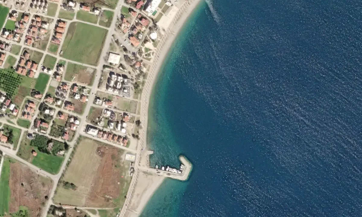 Flyfoto av Ören Town Bay