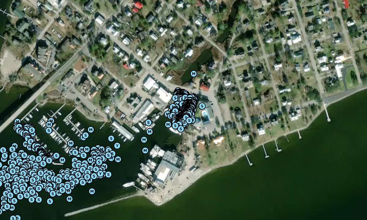 Satelite image of Oriental Marina