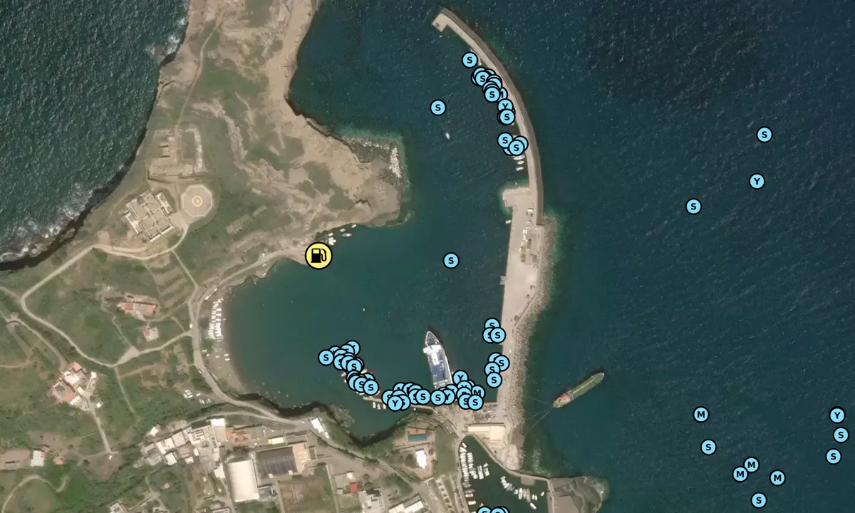 Satelite image of Ormeggi Marina di Ventotene