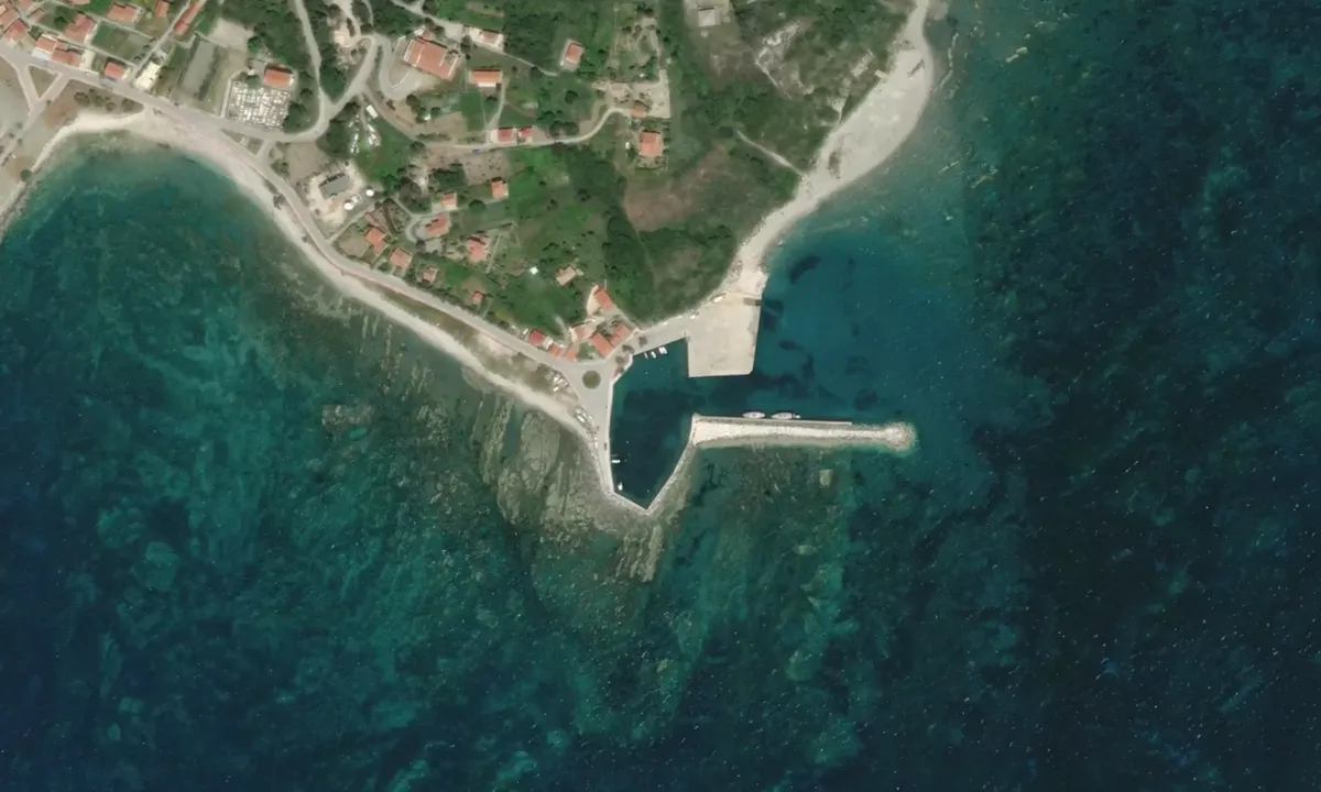 Flyfoto av Ormos Ammou Marina