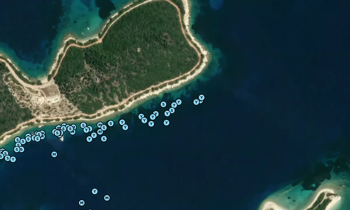 Satelite image of Ormos Atherinos North