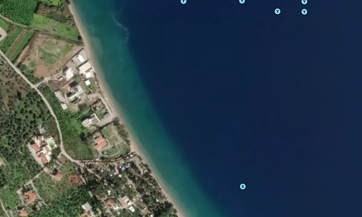 Satelite image of Ormos Ay. Vlassis