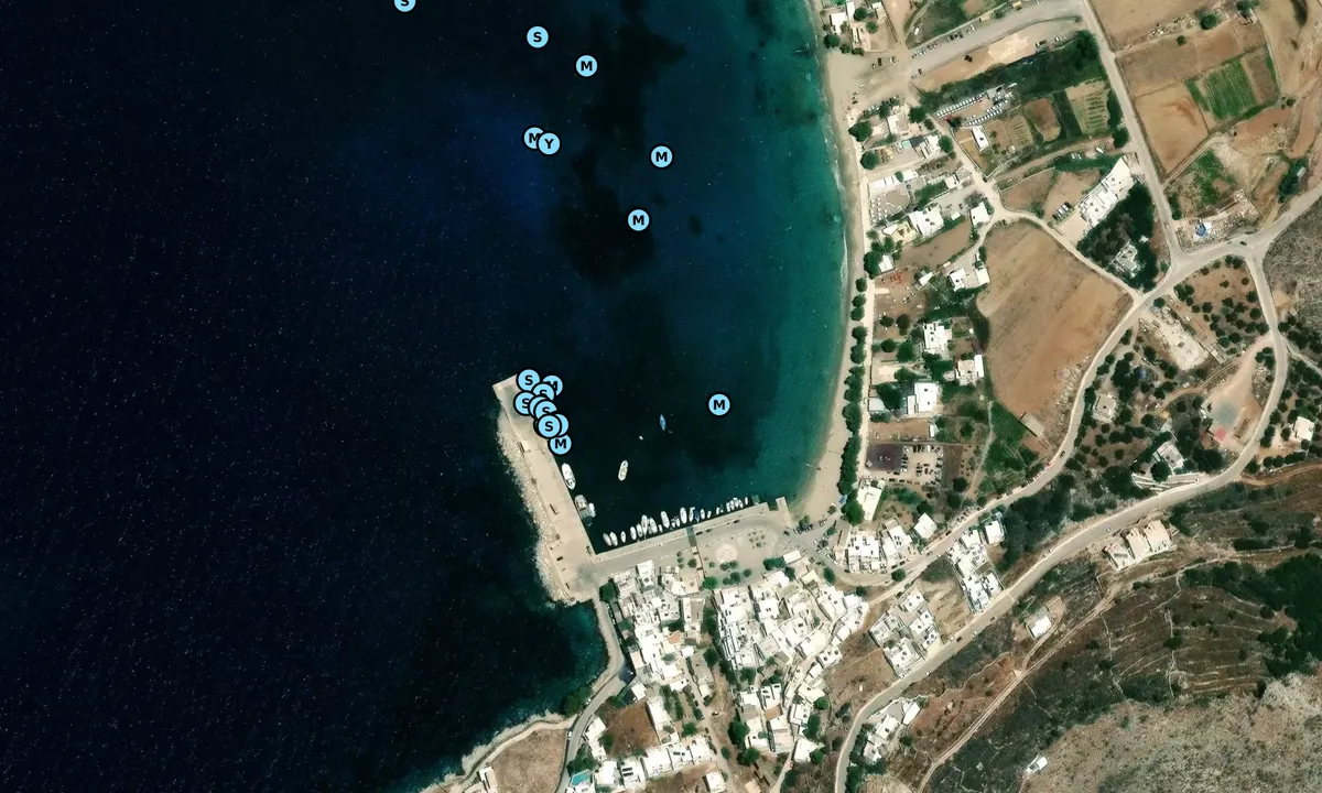 Satelite image of Ormos Egialis