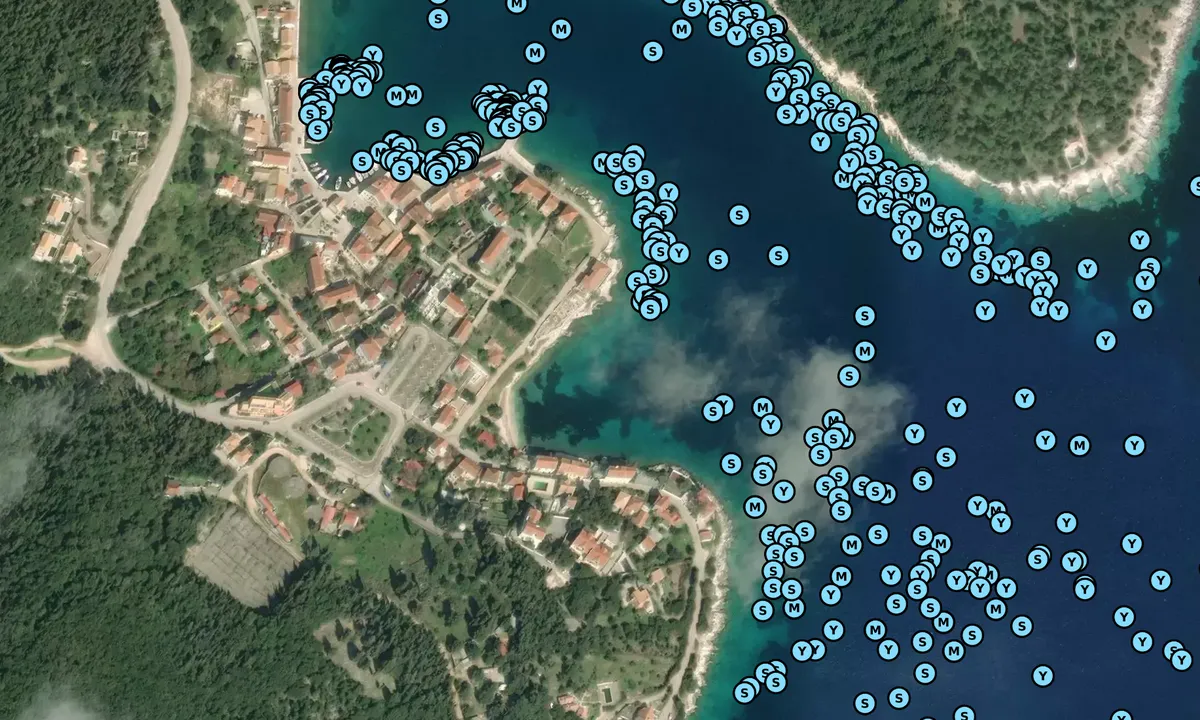 Satelite image of Ormos Fiskardo