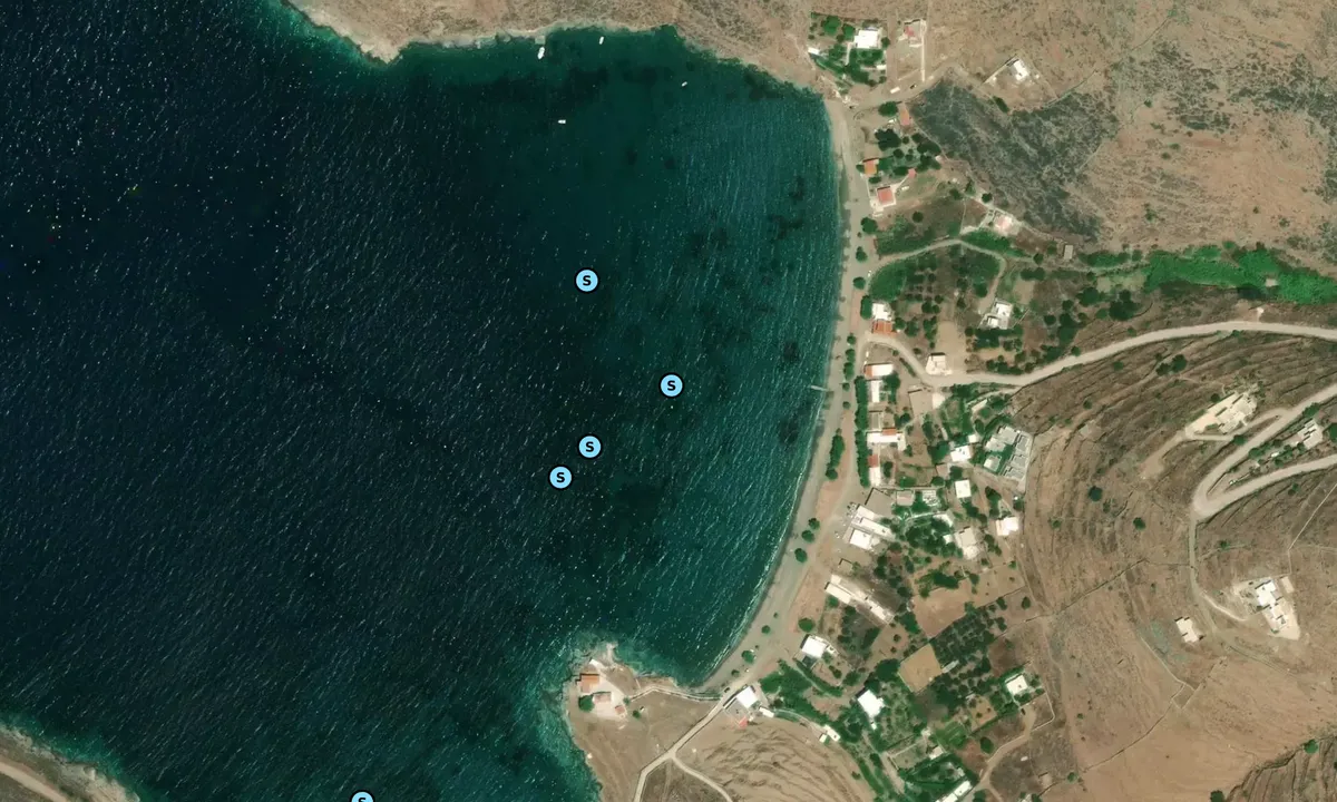 Satelite image of Ormos Flampouria