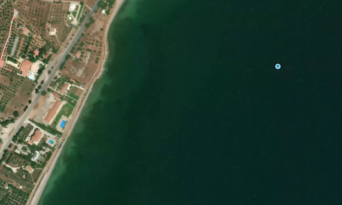 Satelite image of Ormos Galaxidiou