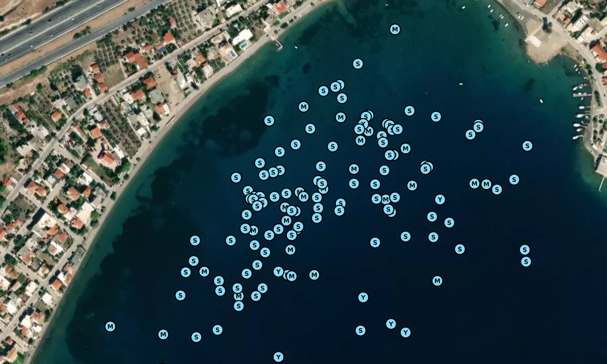 Satelite image of Ormos Kalamakiou