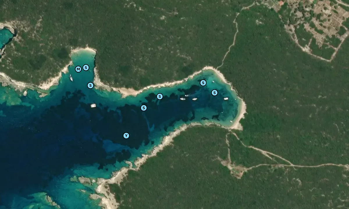 Satelite image of Ormos Kalamitsa
