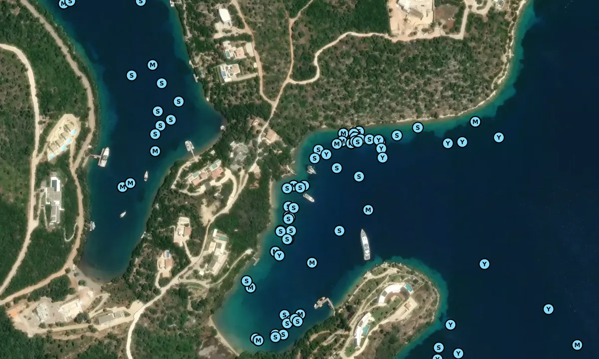 Satelite image of Ormos Limni
