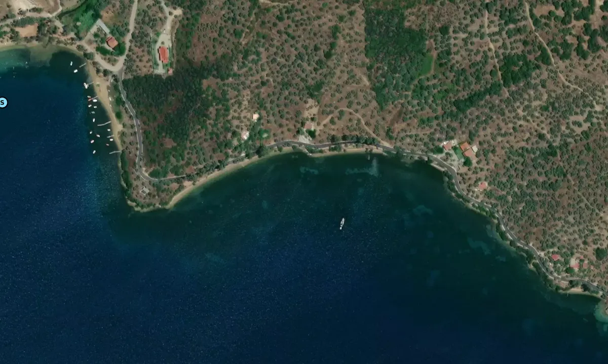 Satelite image of Ormos Loutro - East