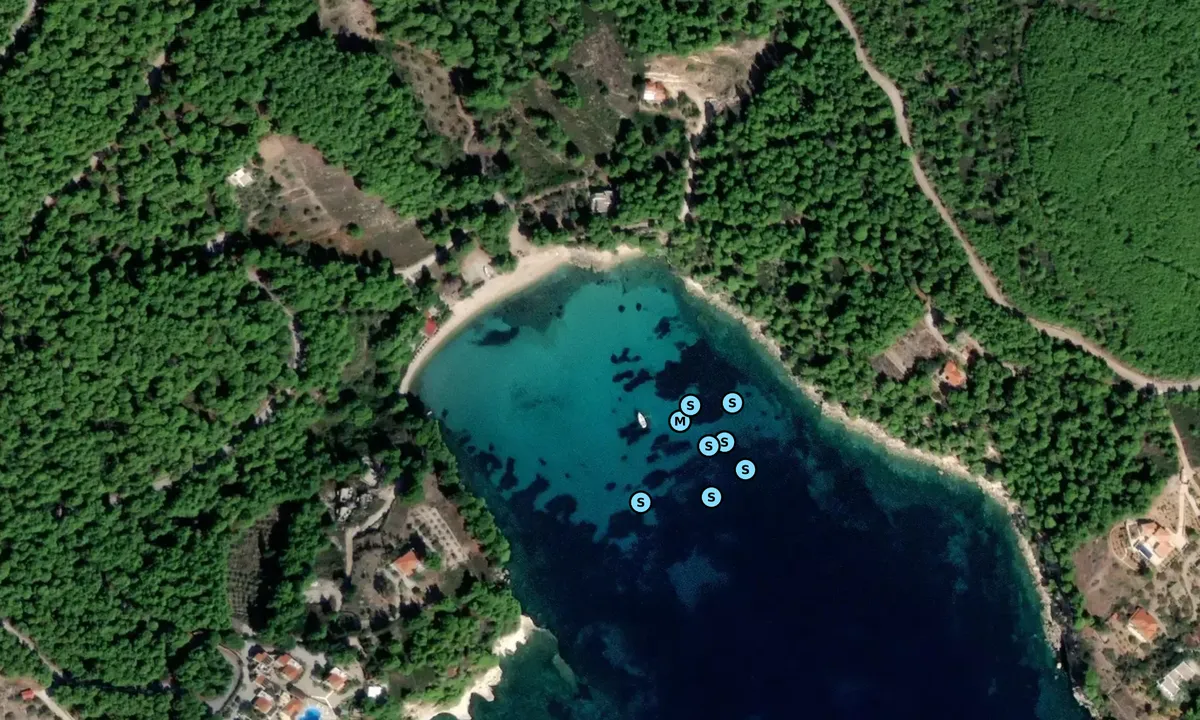Satelite image of Ormos Milia