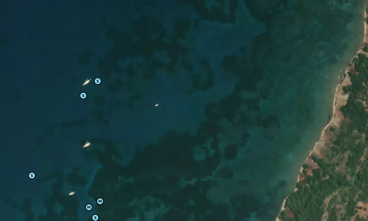 Satelite image of Ormos Navarino - South