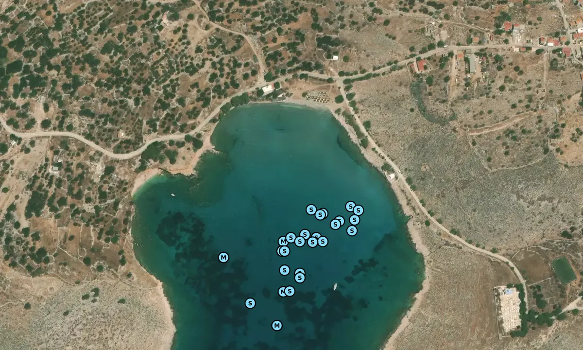Satelite image of Ormos Patamos