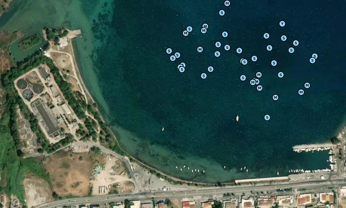 Satelite image of Ormos Potamou