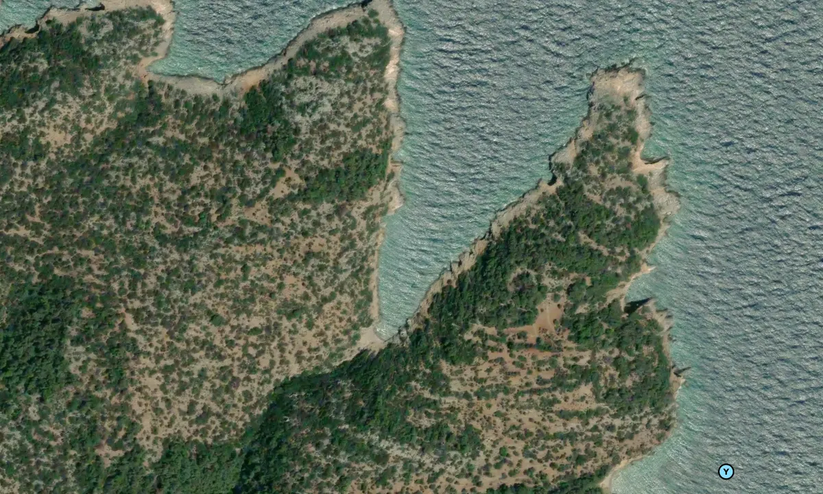 Satelite image of Ormos Skarpiza