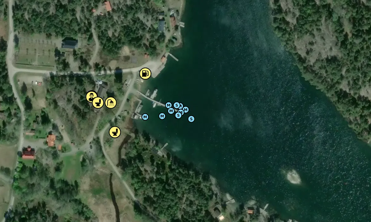 Satelite image of Ornö - Kyrkviken - Haninge