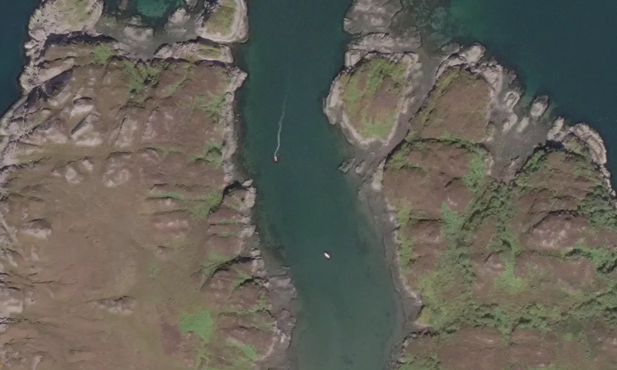 Flyfoto av Oronsay North