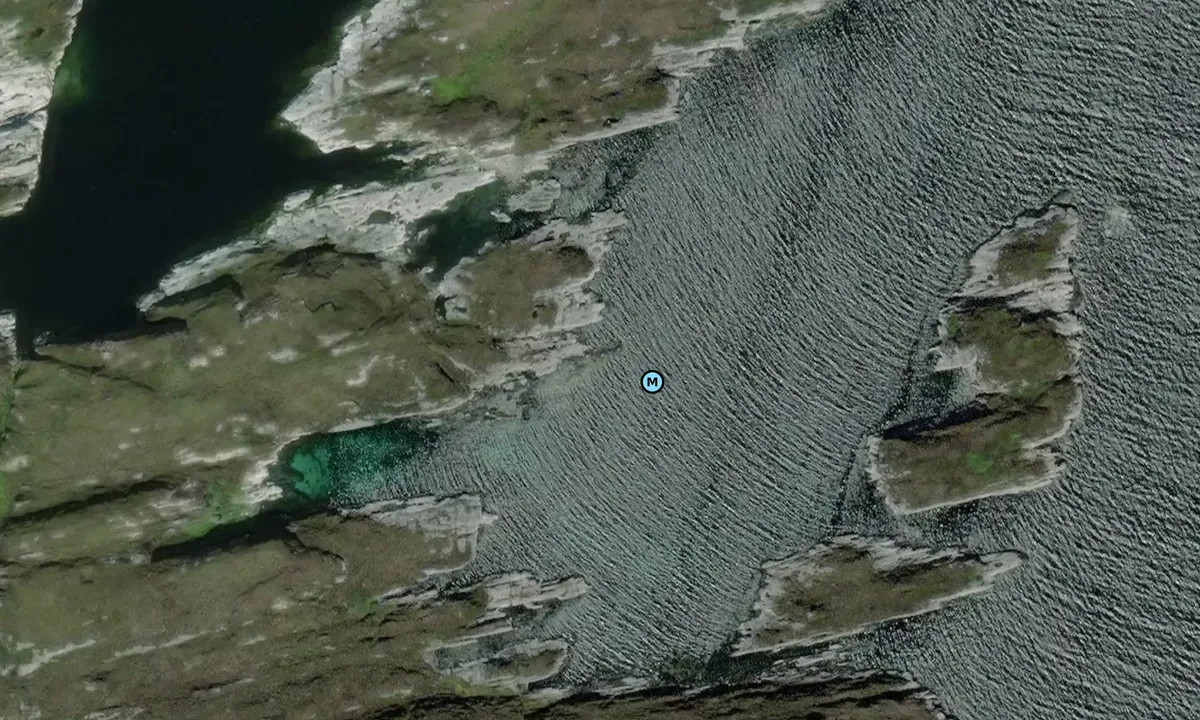 Satelite image of Orøya Friluftslivsområde