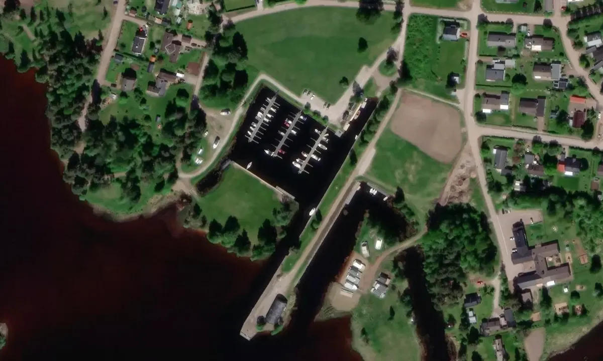 Satelite image of Orsa Båtklubb