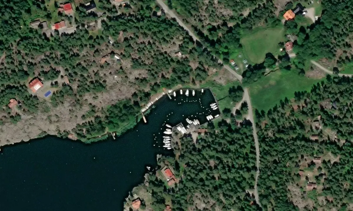 Flyfoto av Örsundet - Malma kvarn