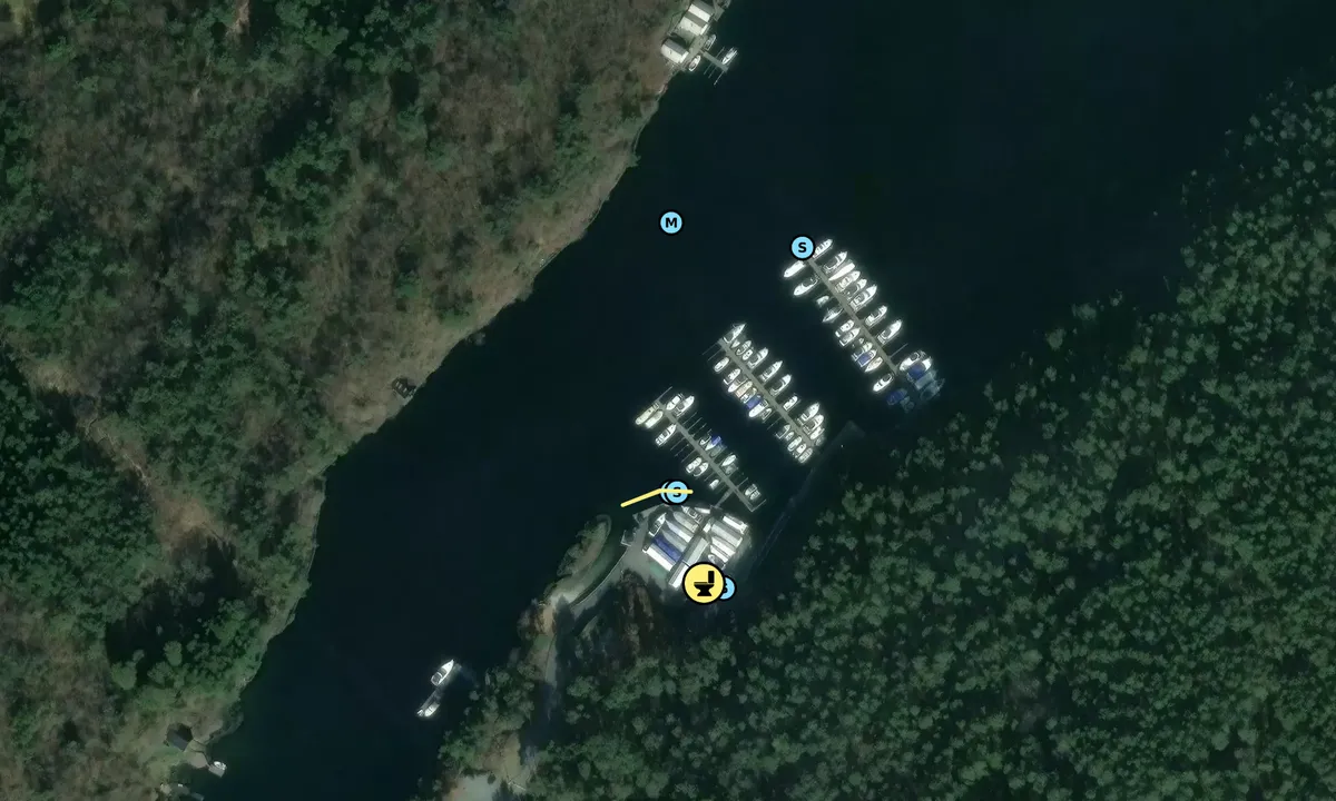 Satelite image of Os båtklubb