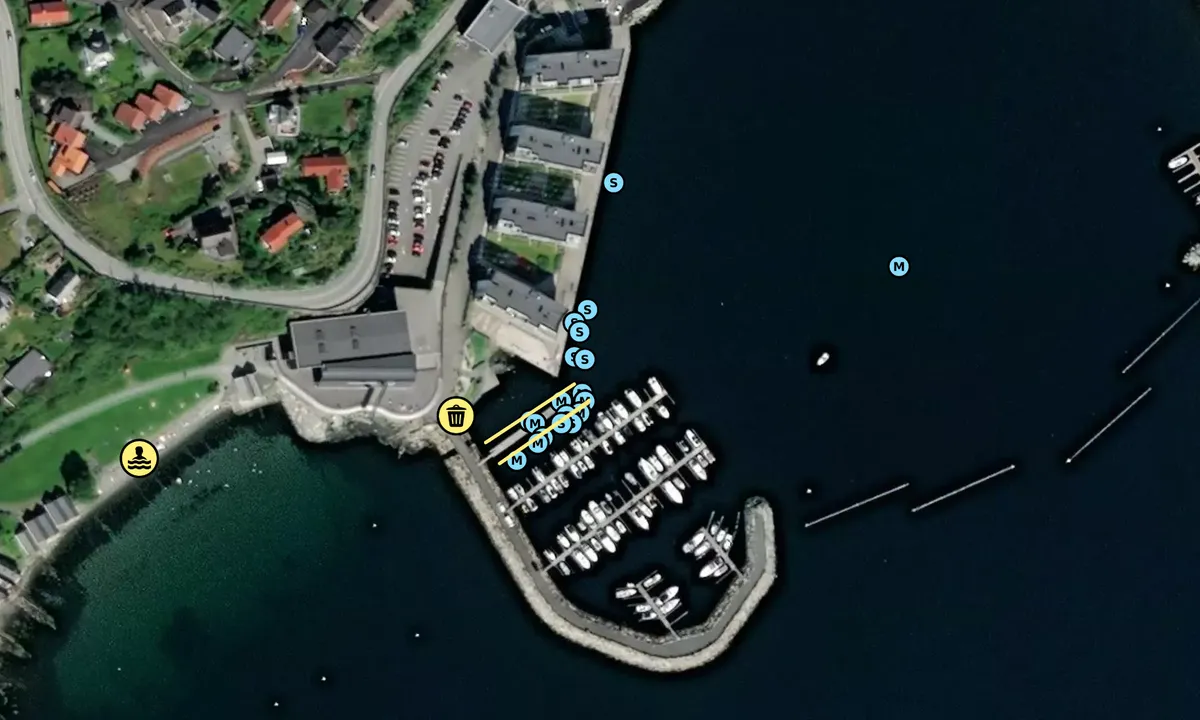 Satelite image of Os Hamn