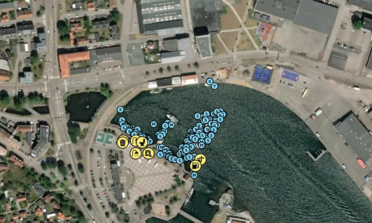 Satelite image of Oskarshamn - Brädholmen